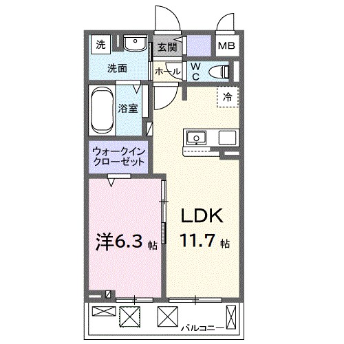 ブランノワレ 間取り図