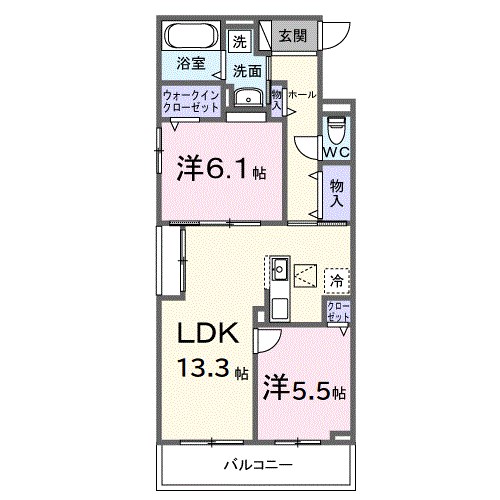 ブランノワレ 間取り図