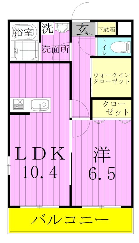 ハイデンス 間取り図