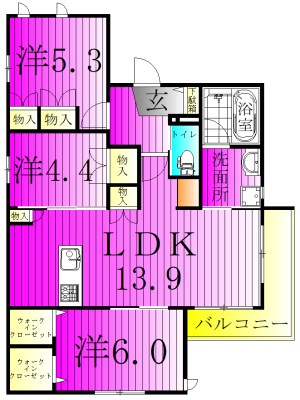 ペットファースト３８ 間取り