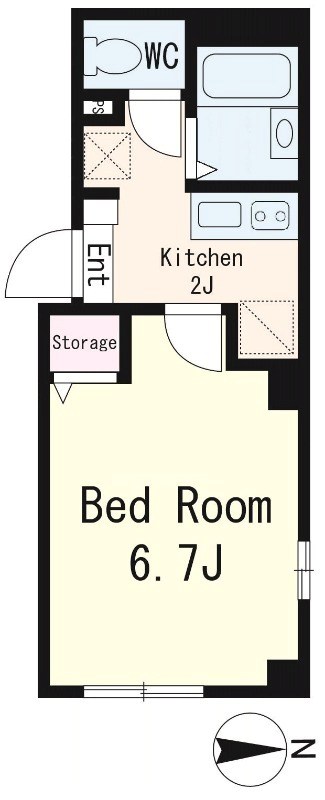 リヴィエール町屋 間取り図