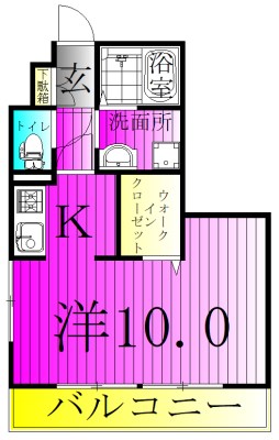 アルファタウン天王台Ａ 間取り