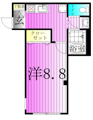 グランドールアクア 間取り図