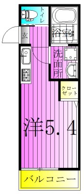 ELYSION OKINO 間取り図