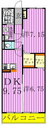リバーパーク  間取り図