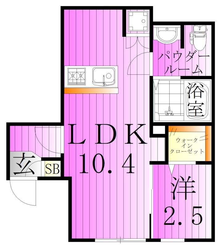 KLEIS竹ノ塚 間取り図