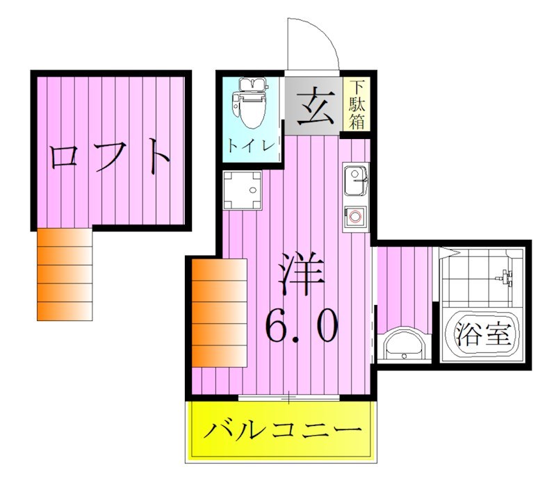 アレン千住寿 間取り図