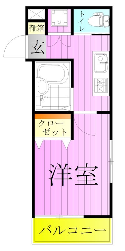 グランド北千住 間取り図