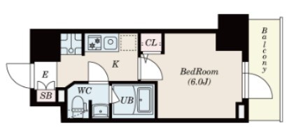 Ｓ－ＲＥＳＩＤＥＮＣＥ松戸Ｌｉｃｈｔ 603号室 間取り