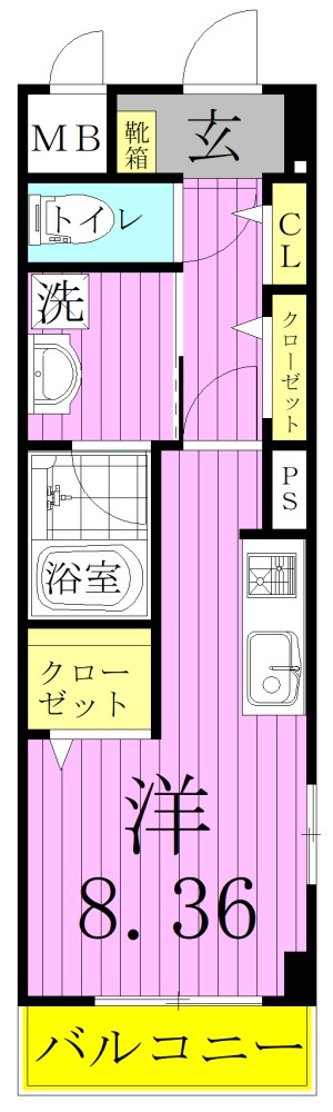シャトレエレガン 間取り図