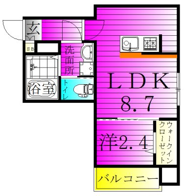 KLEIS南柏Ⅱ 間取り