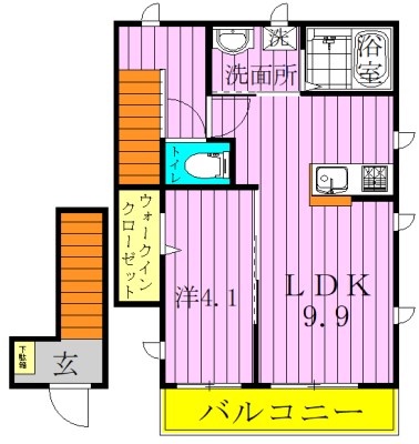 パーシモン  間取り図