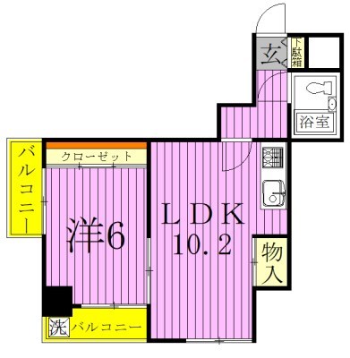 ピカイヤ千住桜木 間取り図