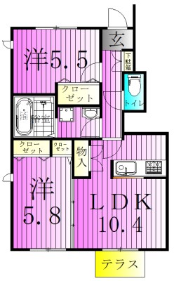 Maison Blanche（メゾンブランシェ） 間取り