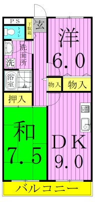 ルミエール・テルメ  間取り図