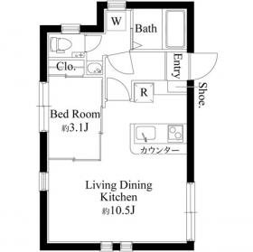 ディスティーノレジデンシア荒川 間取り図