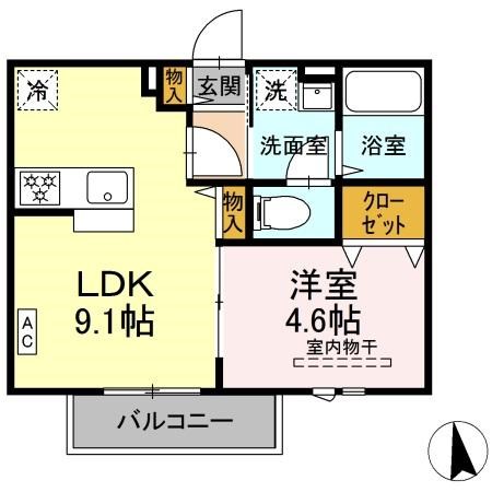 SVP　Daisy 202号室 間取り