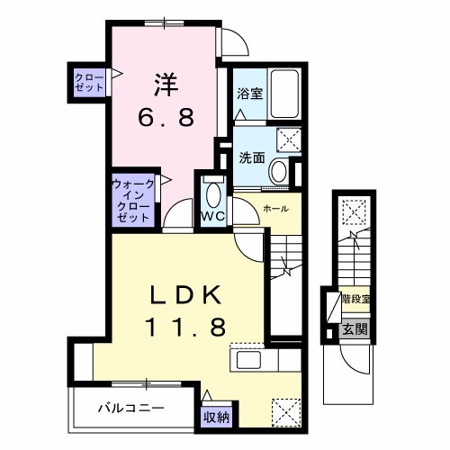 Ａ－１（エーワン） 間取り図