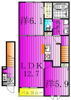 ブラウンヒルズ 間取り
