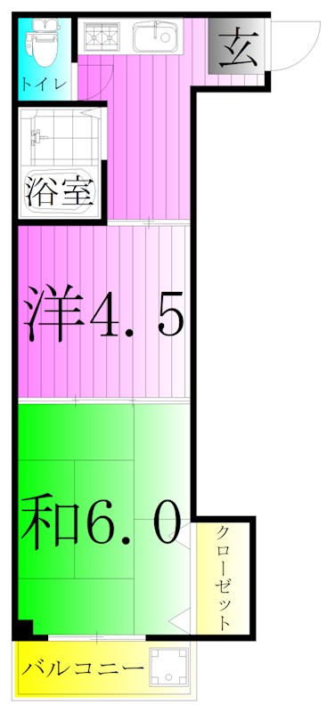 第二サトーハイツ 間取り図