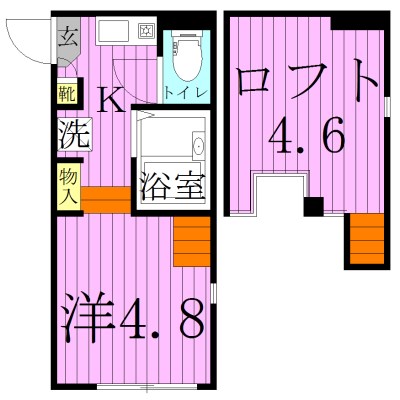 ハーモニーテラス五反野 間取り図