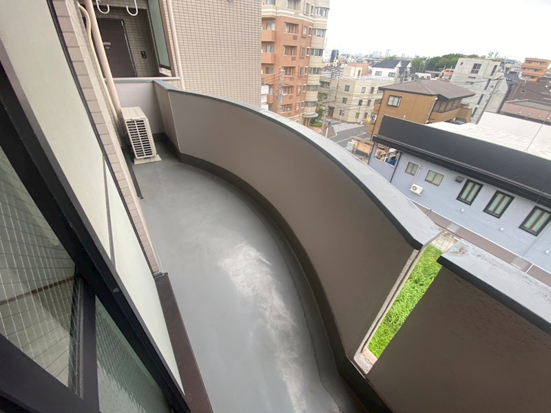 グランデール ベランダ