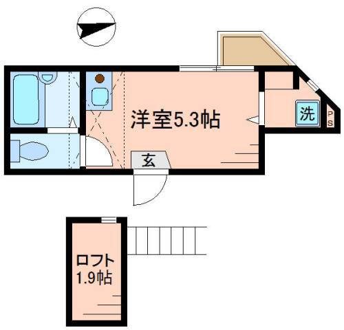 ラフィネ南千住 間取り図