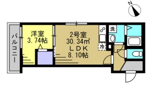 Ajour新松戸02 間取り