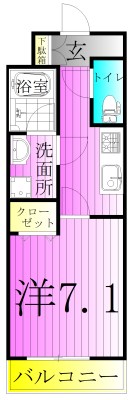 ポルタフォルトゥーナ 間取り図