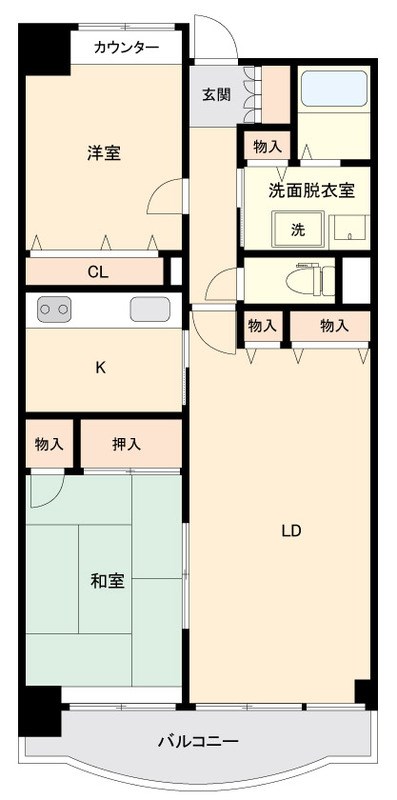 第六ヒカリマンション 間取り図