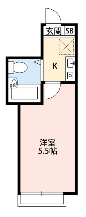パレノーブル 間取り図