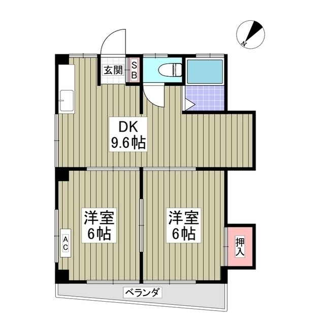 小台橋マンション 間取り図