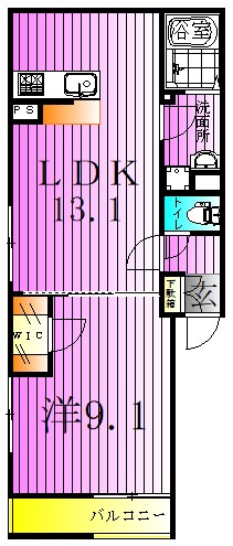 イクシオ本木東町 間取り図