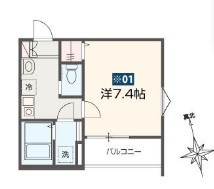 ルーチェ旭(Luce Asahi) 301号室 間取り