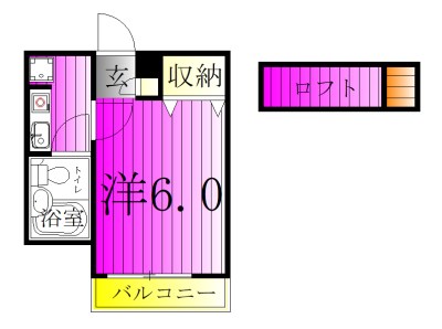 ジュネパレス松戸第５０２ 101号室 間取り