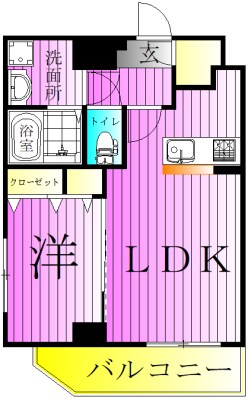 GENOVIA北千住 間取り図