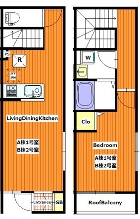 ルペ２B棟 間取り図