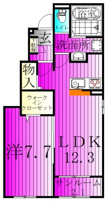 ベル・コリーヌＡ 間取り