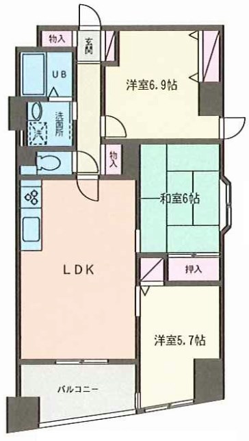 グレースレジデンス 間取り図