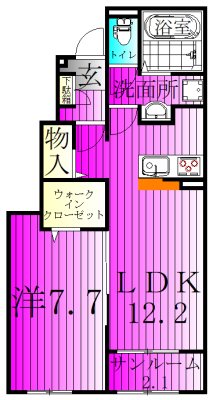 ベル・コリーヌＡ 間取り
