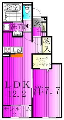 ベル・コリーヌＡ 間取り