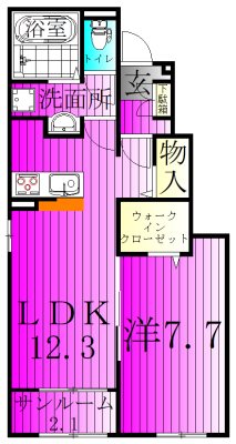 ベル・コリーヌＡ 間取り