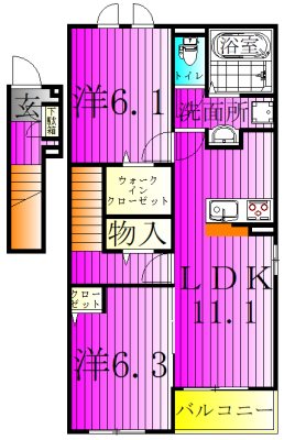 ベル・コリーヌＡ 間取り