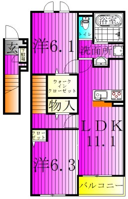ベル・コリーヌＡ 間取り