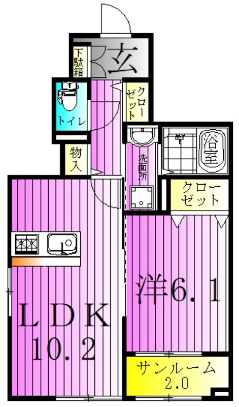 パラッツオ　ビアンカ 間取り図