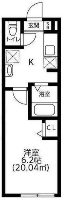 ブラン堀切菖蒲園 間取り図