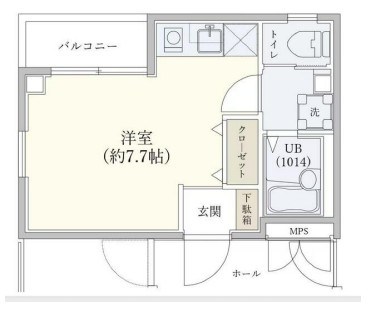 メープルコート亀有 間取り図