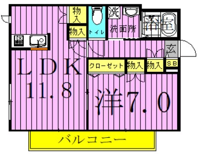 サンライトクレスト 間取り図
