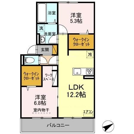 レンヌ  間取り
