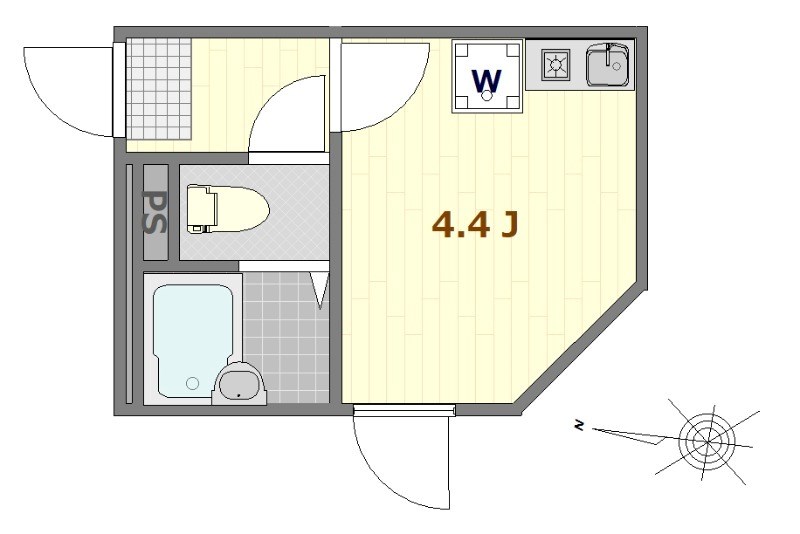 Well-being日暮里北 間取り図